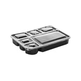 Black Base Rectangular Container