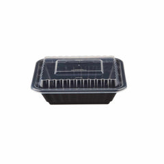 Black Base Rectangular Container