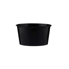 Black Round Microwavable Container + Lids