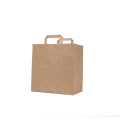 Brown Paper Bag Flat Handle