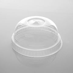 Dome Lid With Hole For PET Juice Cup