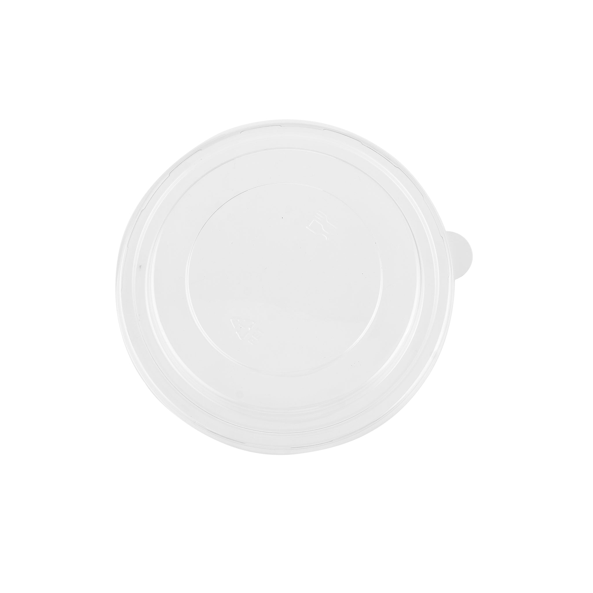Flat Lids for Paper Soup -Bowl White