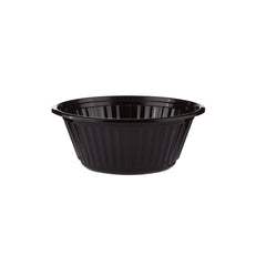 150 Pieces 25 Oz Black Base Heavy Duty Round Container