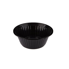 150 Pieces 25 Oz Black Base Heavy Duty Round Container