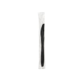 Heavy Duty Knife Black Plastic Individually Wrap