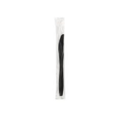Heavy Duty Knife Black Plastic Individually Wrap