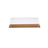 Paper Pastry Containers With Clear Lid