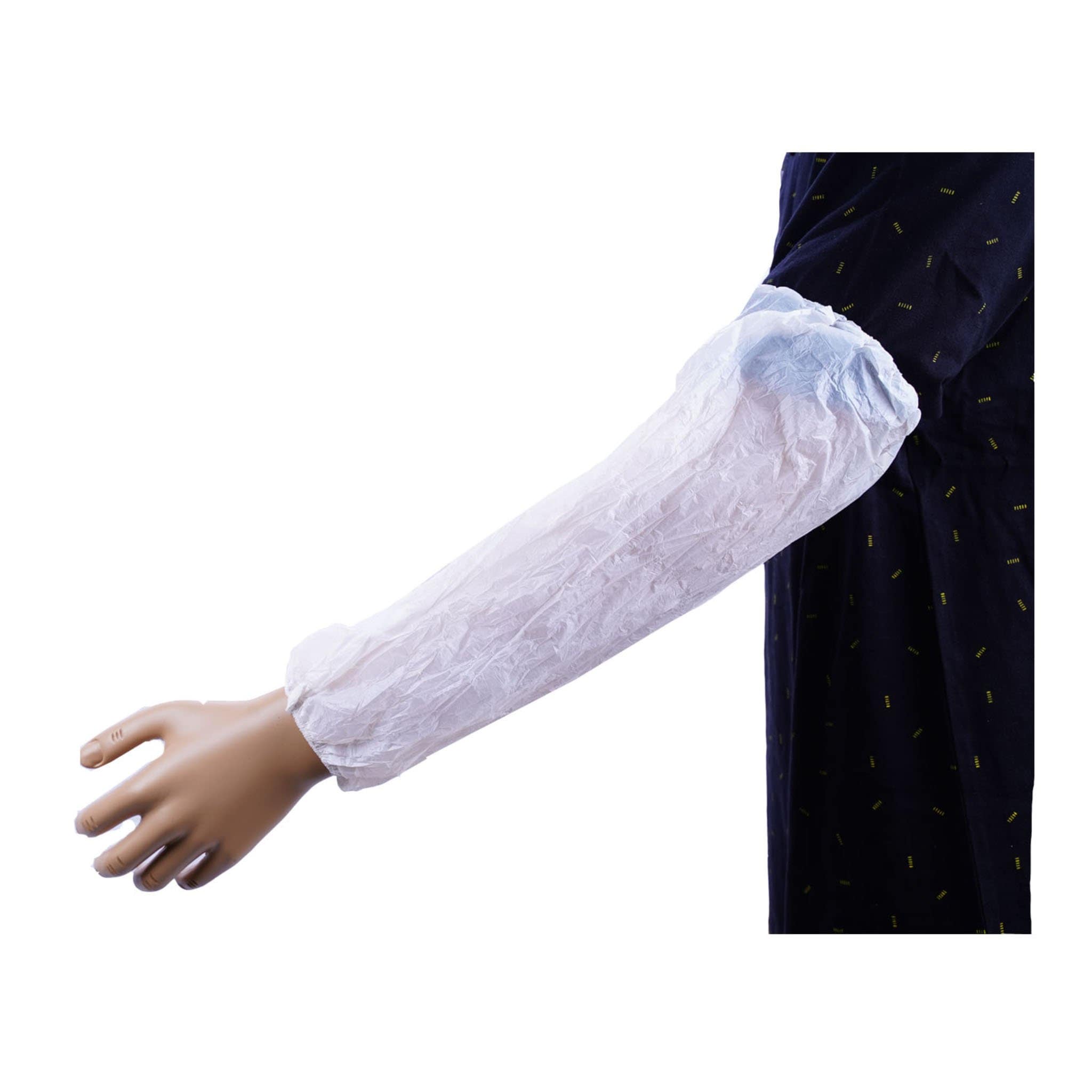 Plastic Over sleeves White