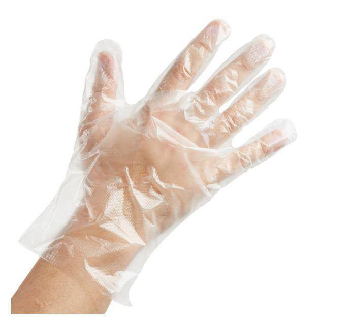 Plastic PE Gloves-Clear