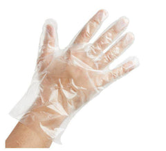 Plastic PE Gloves-Clear