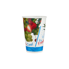 Printed Single Wall Paper Juice Cups