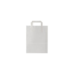 White Flat Handle Paper Bag