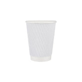 White- Ripple Paper Cups