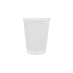 White- Ripple Paper Cups