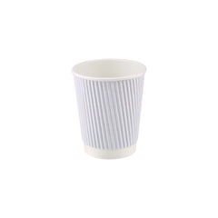 White Ripple Paper Cup