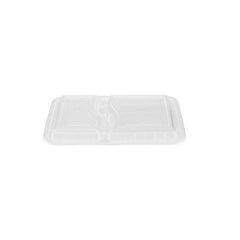 200 Pieces Black Base Rectangular 2-Compartment Container
