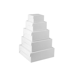 PLAIN WHITE CAKE BOX