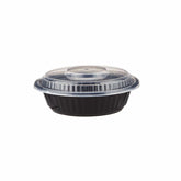 Black Base Heavy Duty Round Container