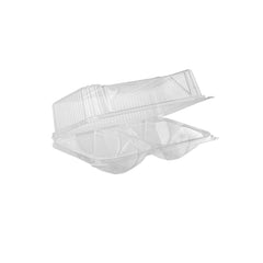 Clear Donut Clamshell container for 4 donuts - Hotpack Global