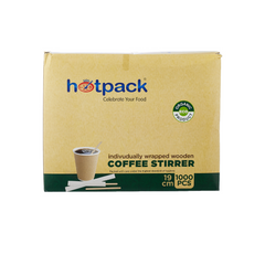 Disposable Wooden Coffee Stirrer 19cm