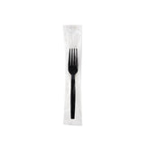 Heavy Duty Fork Black Plastic Individually Wrap
