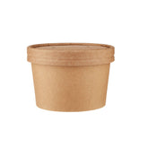 Kraft Paper Noodle Bowl with Kraft Lid