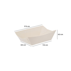 Paper Boat Tray white