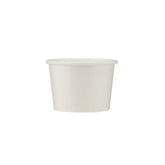 Paper Ice Cream Cup White