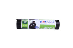 Twin Pack Heavy Duty Garbage Roll Black