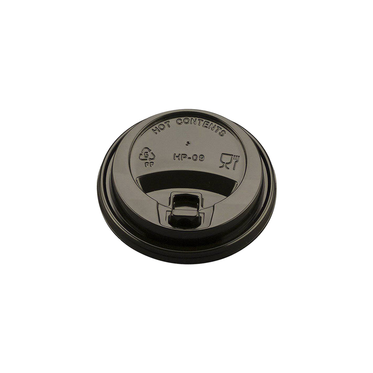 Black Lids for paper cups