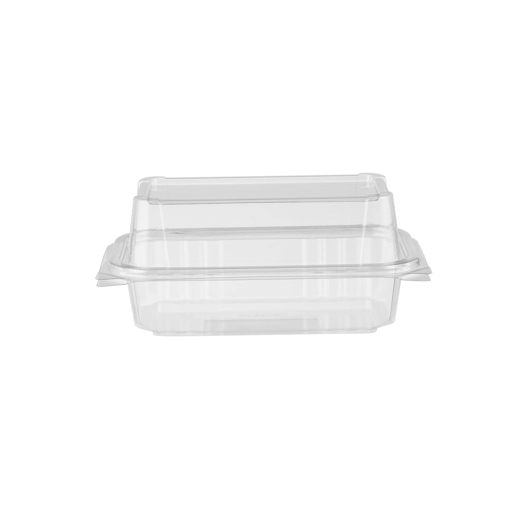 Hinged Pastry Container Attached Lid