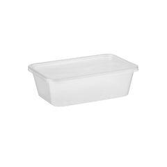 Microwavable Twin Pack Container 750 ml With Lid