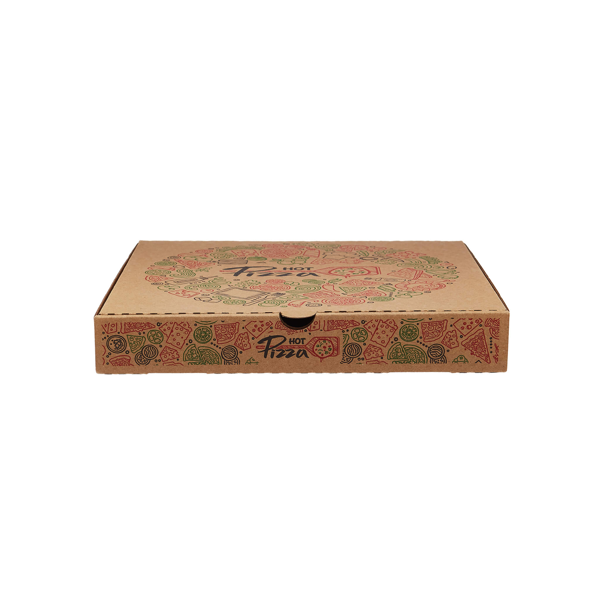 100 Pieces 28 x 28 cm Printed Pizza Box