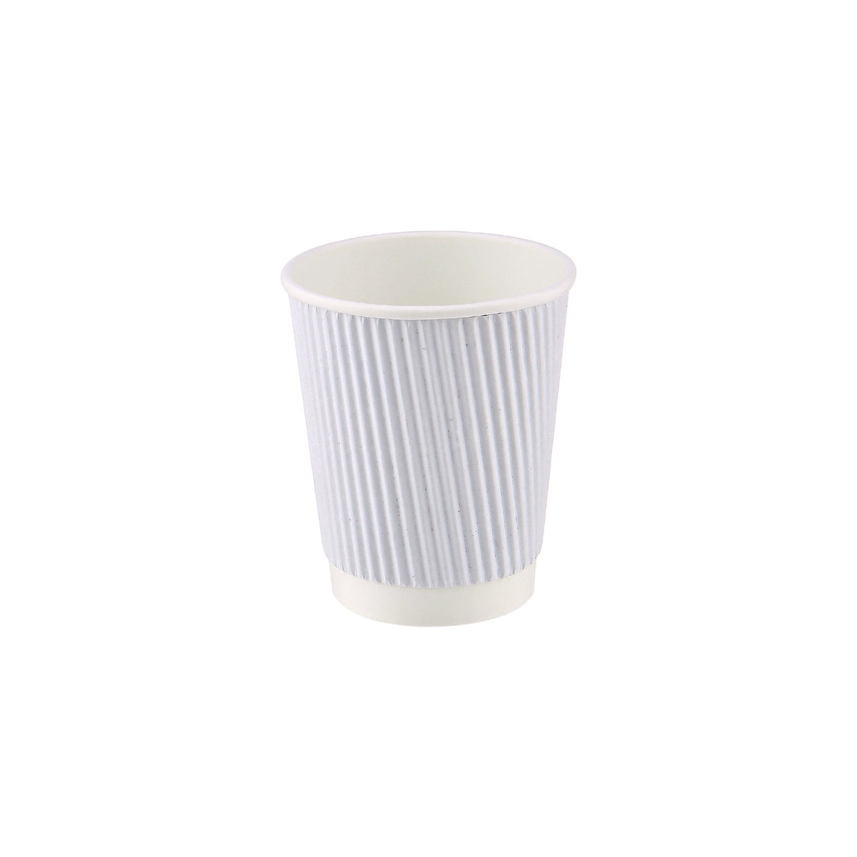 500 Pieces 16 Oz White Ripple Paper Cups
