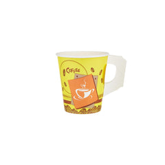 Printed Single Wall Paper Cups With Handle