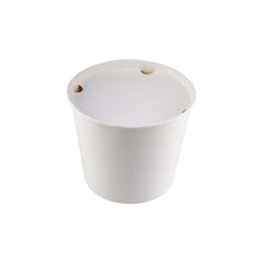 White Chicken Bucket With Lid