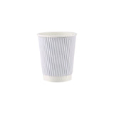 White Ripple Paper Cups