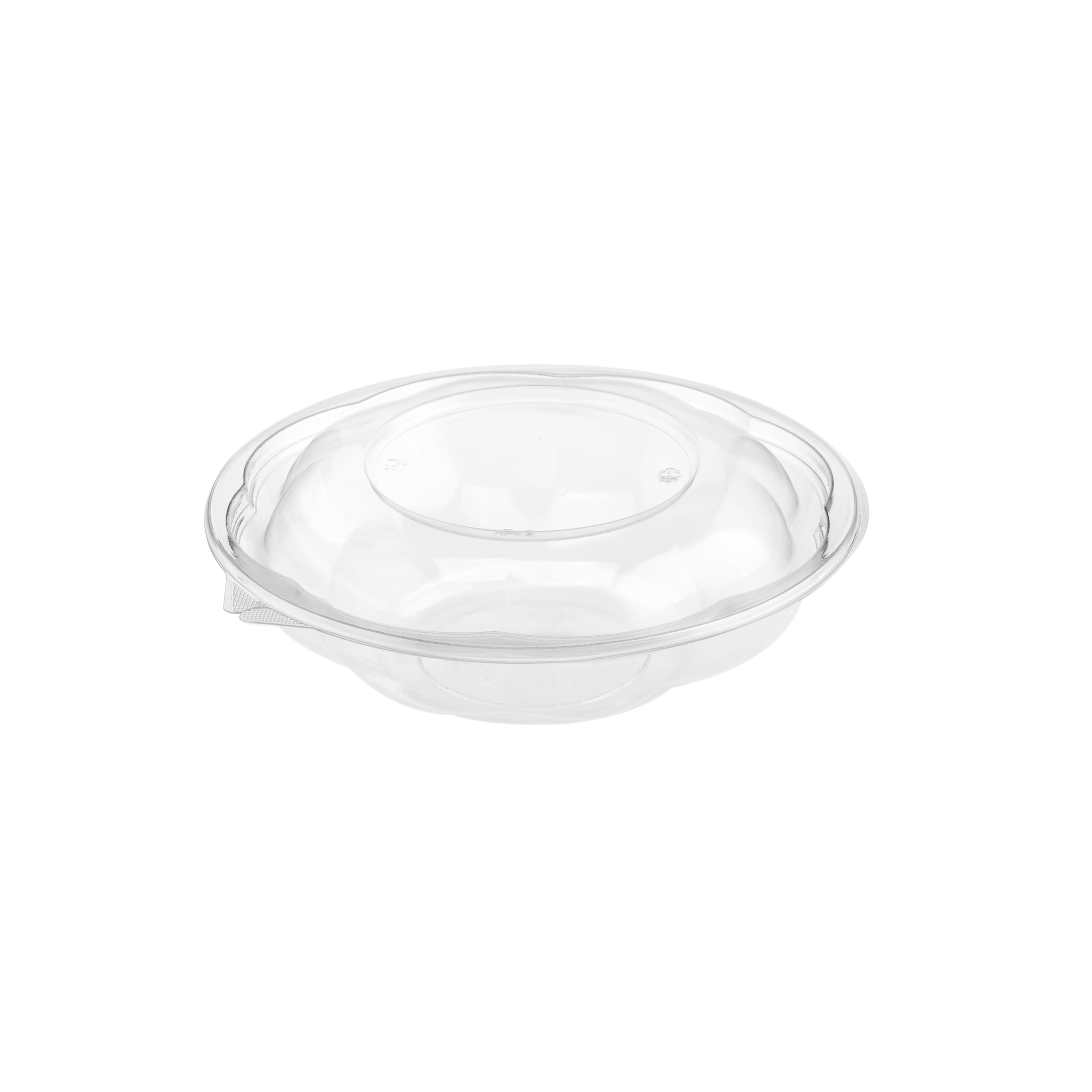 White Salad Bowl With Lid