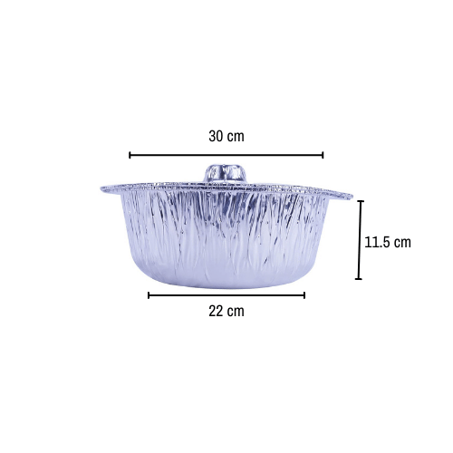 Aluminum POT Container With Hood - hotpackwebstore.com