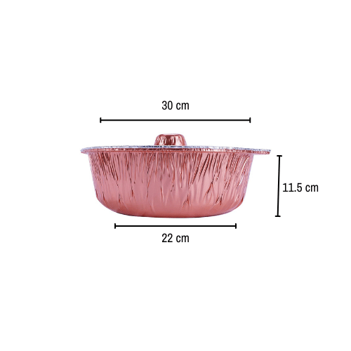 Aluminum POT Container With Hood - hotpackwebstore.com