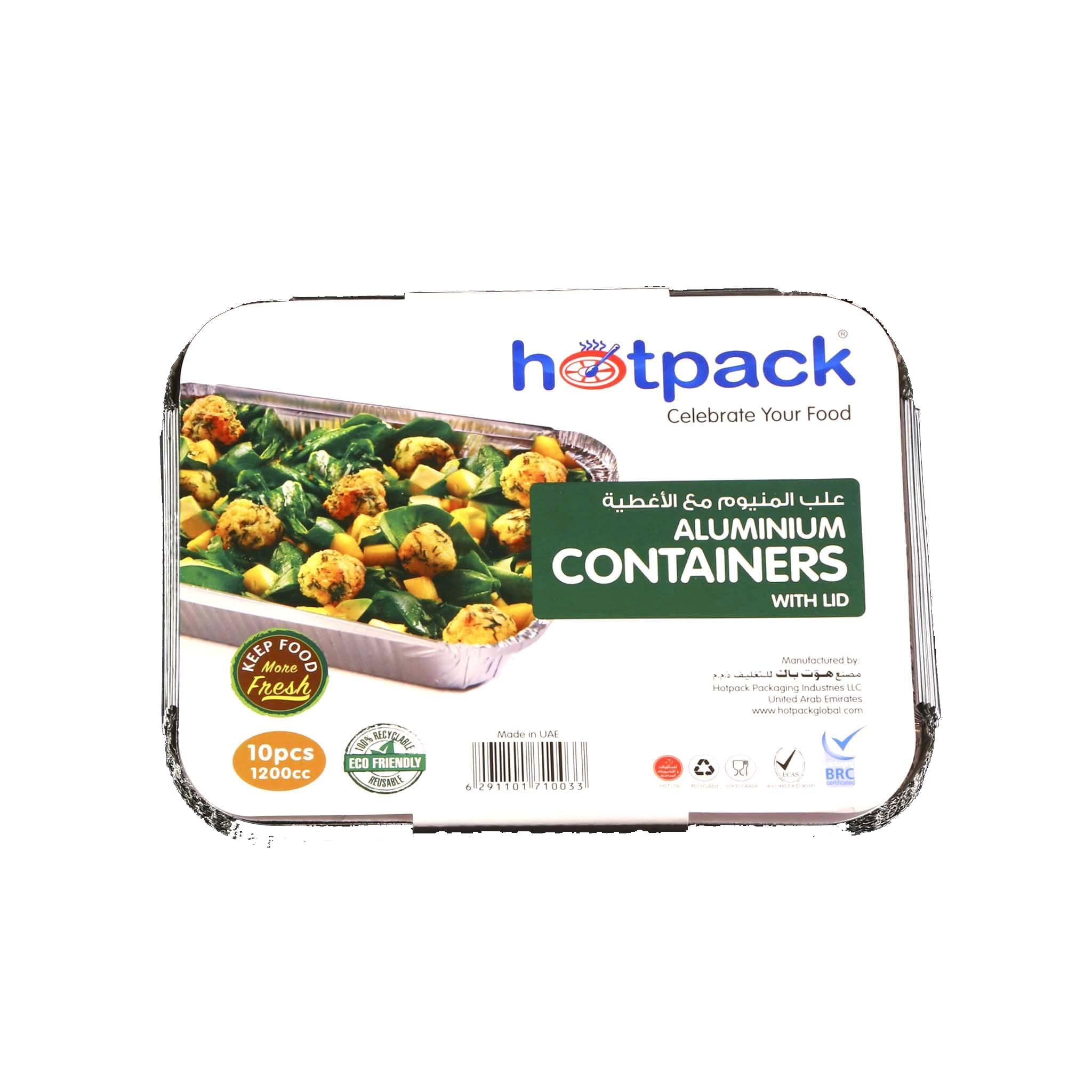 Aluminum Containers and lid