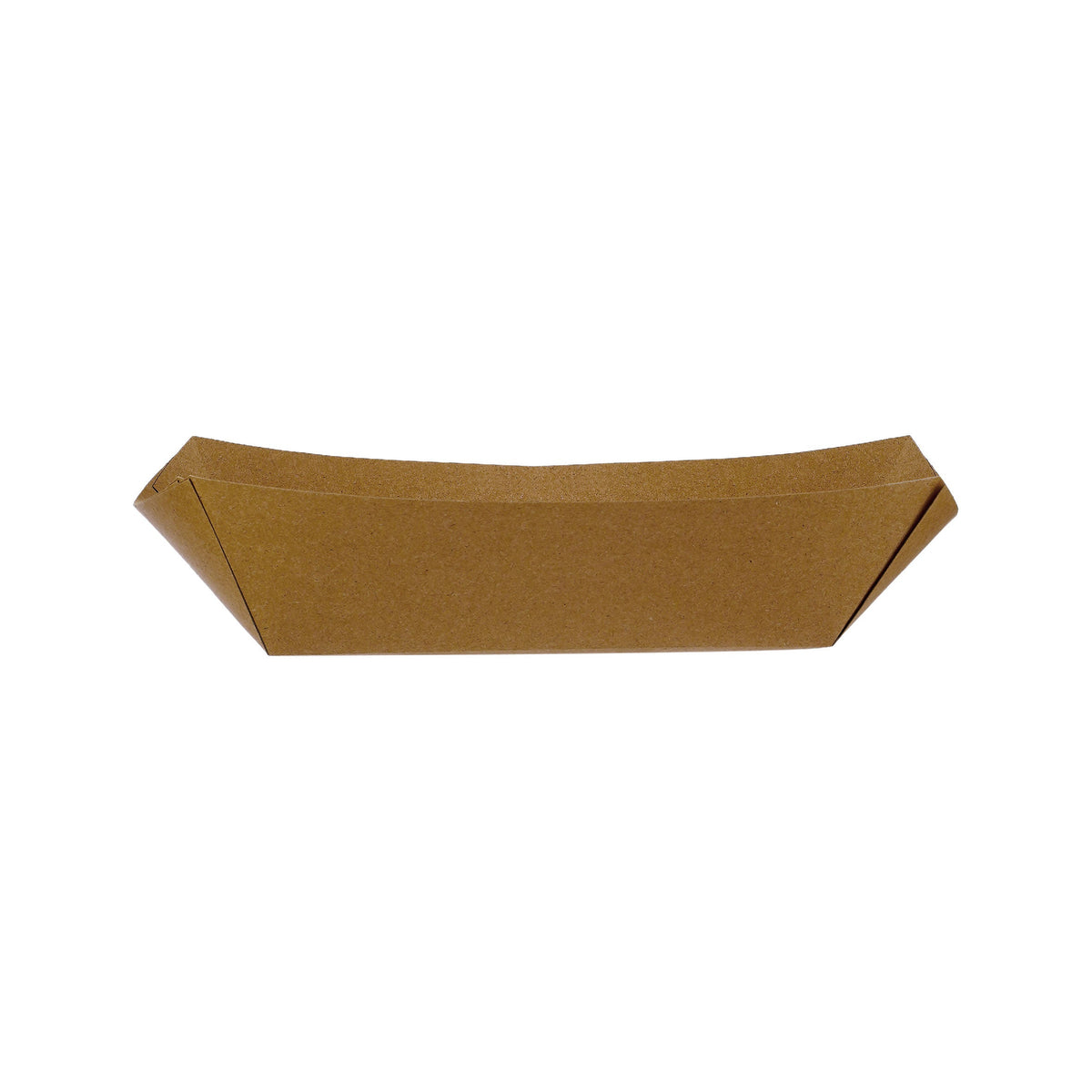 Large paper boat kraft tray  - Hotpack global