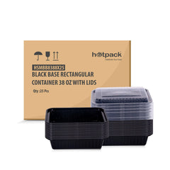 Black Base Container with Lid
