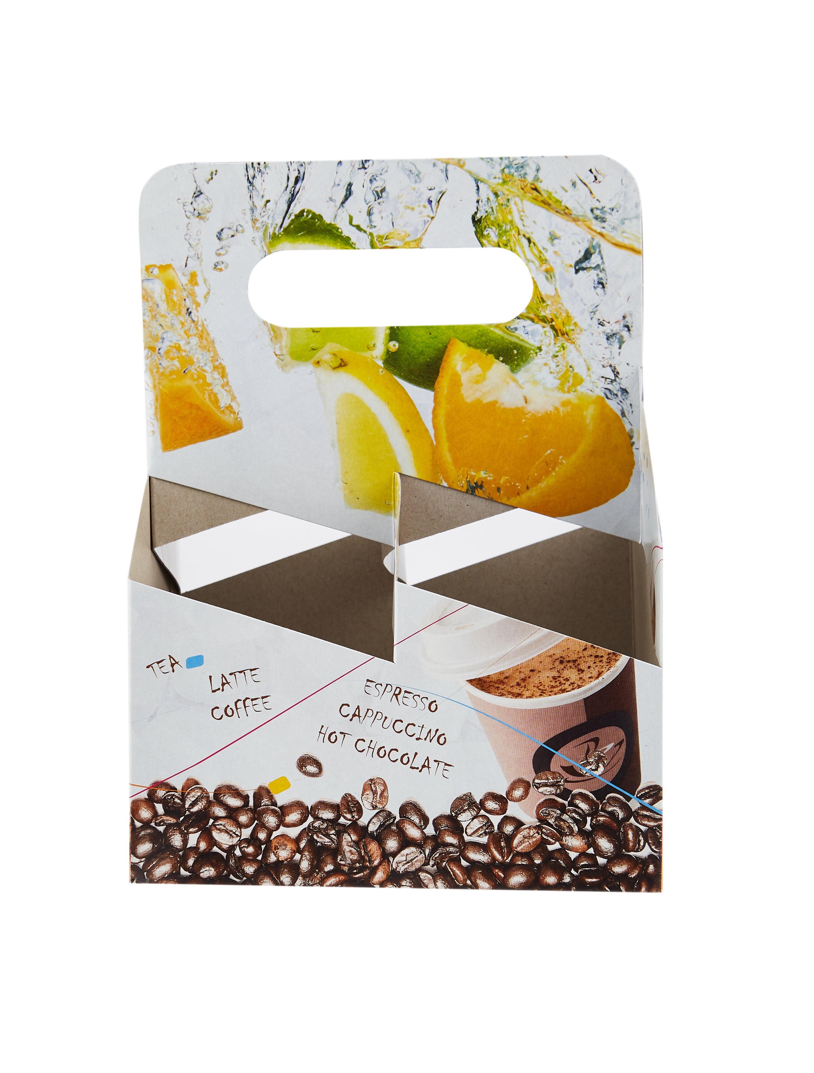 Paper Printed Juice Cup Carrier - Hotpack Global