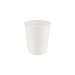  Double Wall Paper Cups White