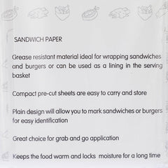 SANDWICH PAPER WRAP - Hotpack Global