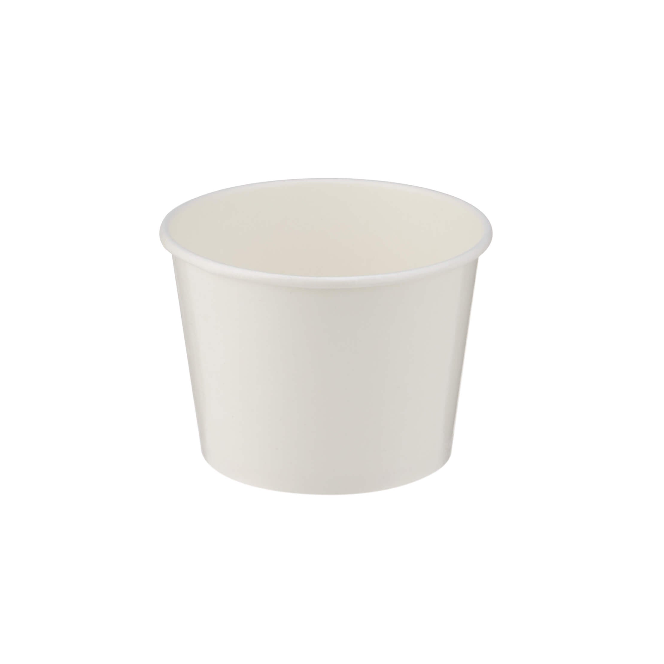 Paper Ice Cream Cup White 1000 Pieces - hotpackwebstore.com