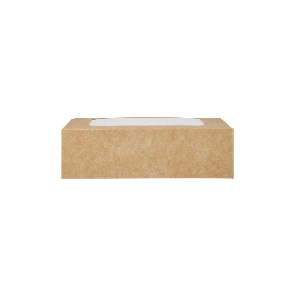 KRAFT RECTANGLE SALAD BOX WITH WINDOW