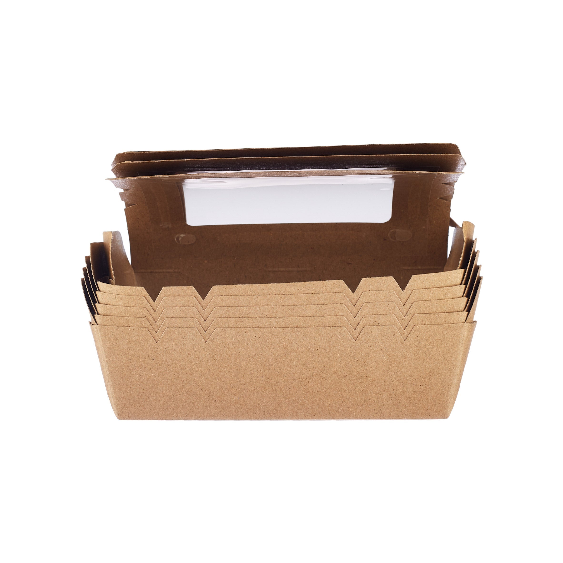 Kraft Lunch Box with Window - Hotpack UAE