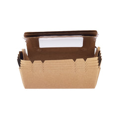 Kraft Lunch Box with Window - Hotpack UAE